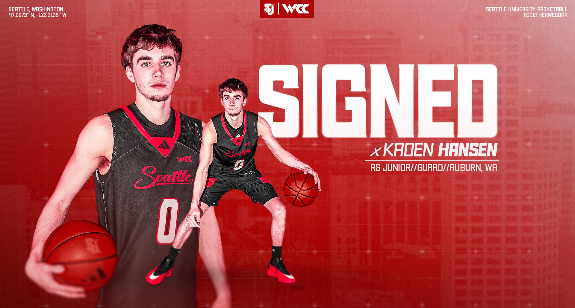 Auburn Native Kaden Hansen Commits to Seattle U - Seattle University  Redhawks - Official Athletics Website